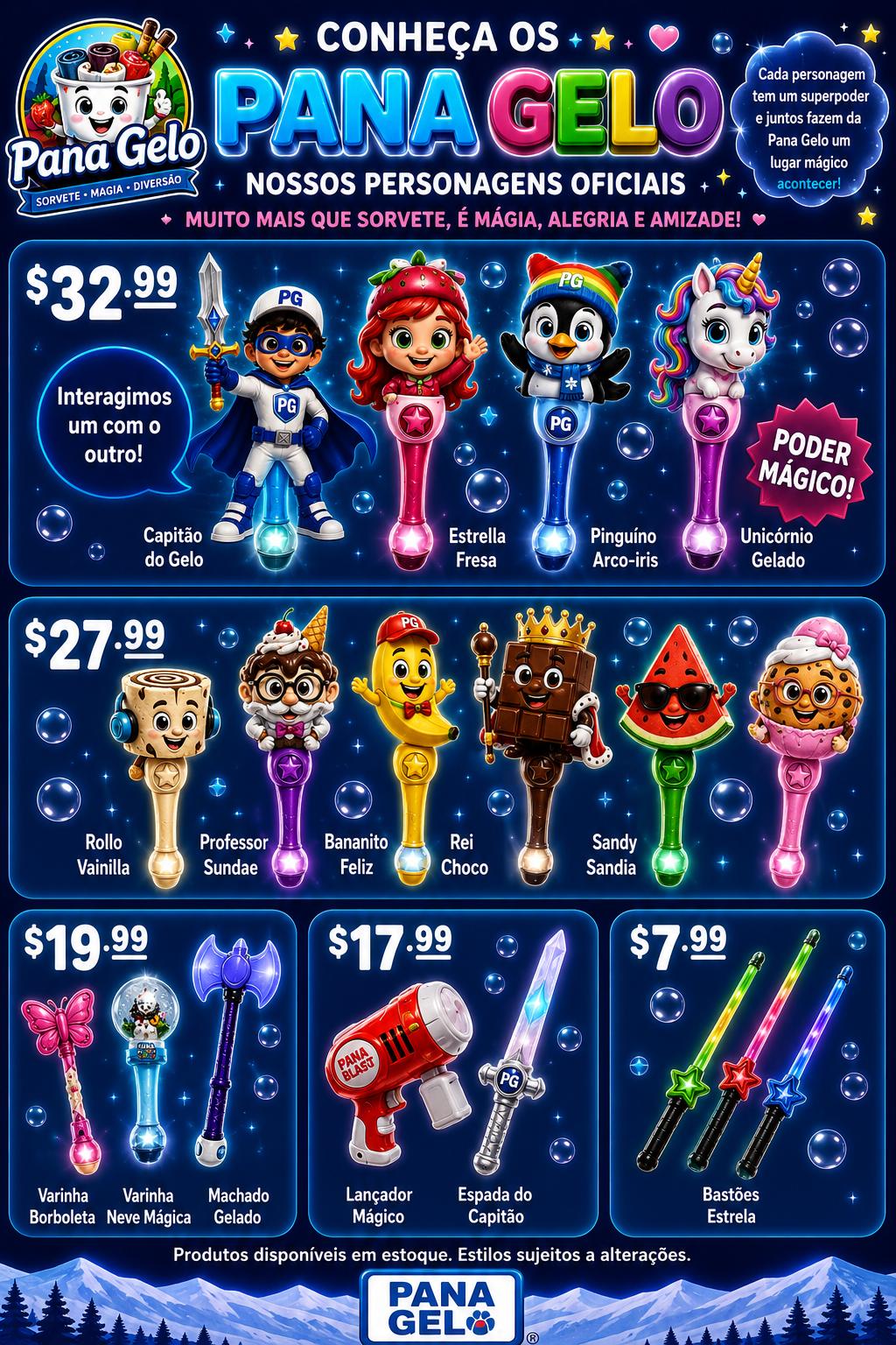 Produtos Pana Gelo